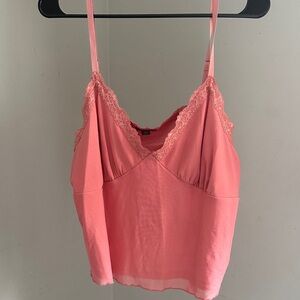 Wild Fable Pink Lace Cami